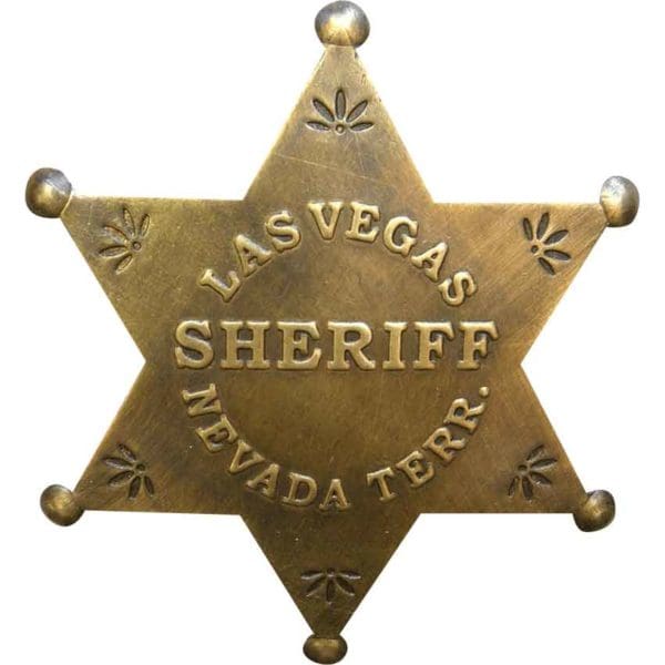 Las Vegas Sheriff Nevada Territory Badge