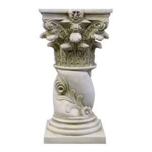 Twisted Rose Pedestal - 29 Inches