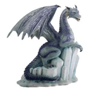 Ice Dragon on Ice Statue