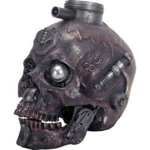 Dark Metallic Machine Skull