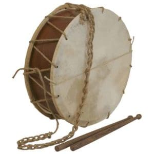 Tabor Drum with Sticks 12 Inches