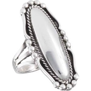 Sterling Silver Classic Frame Ring