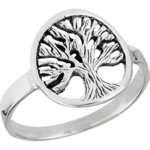 Sterling Silver Branching Tree Ring