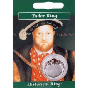 Pewter Henry VIII Gem Ring