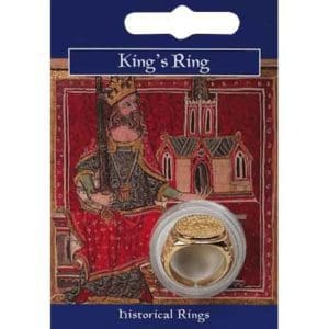 Golden Anglo-Saxon King Ring