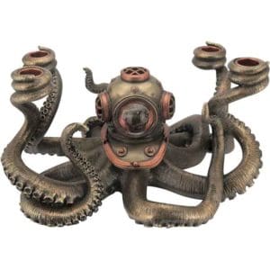 Steampunk Octopus Candelabrum