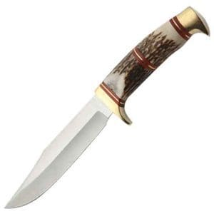 Steel Wolf Stag Horn Knife
