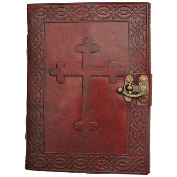 Celtic Cross and Knotwork Locked Journal