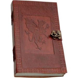 Dragon Leather Journal With Lock