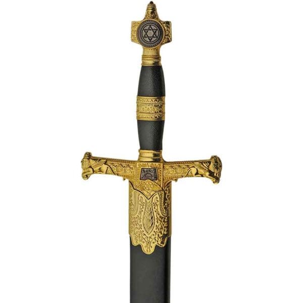 Black and Gold King Solomon Sword