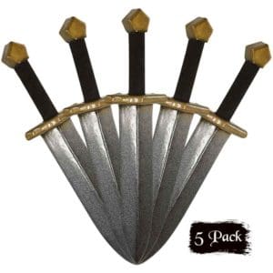 Set of 5 RFB Simple Medieval LARP Daggers