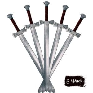 Set of 5 RFB Knight LARP Swords