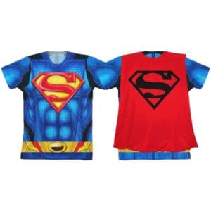 Superman Youth Sublimated Caped T-Shirt