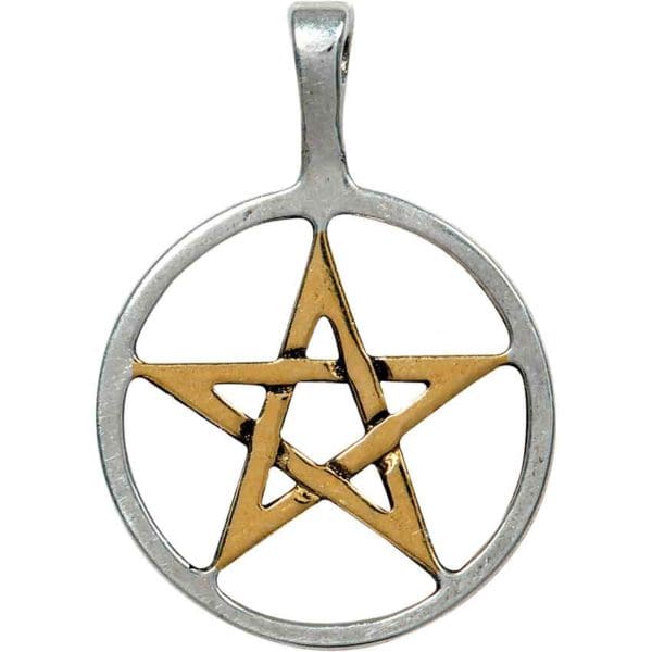 Golden Pentagram Necklace