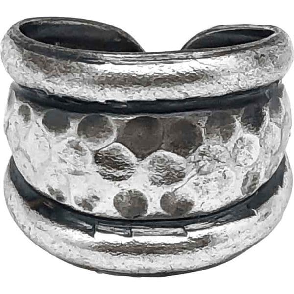 Vogt Silver Medieval Cuff Ring