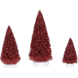 Ruby Christmas Pines - Christmas Village Trees by Department 56