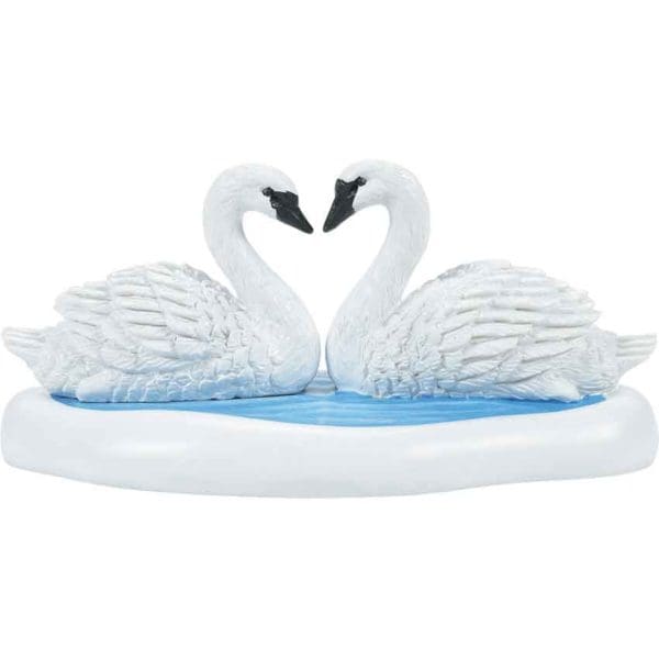 White Christmas Swans - Christmas Village Accessories by Department 56