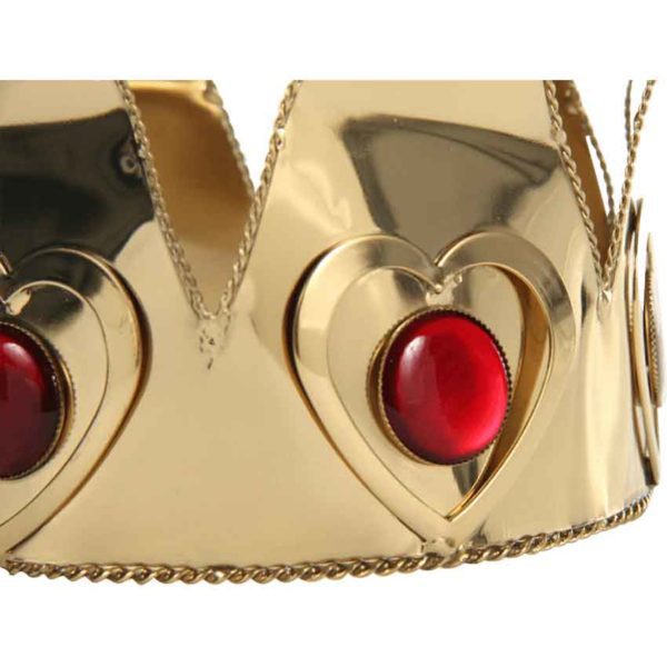 Golden Queen of Hearts Crown
