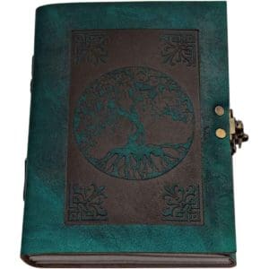 Green and Black Tree of Life Journal