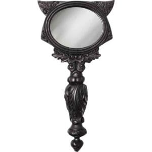 Black Cat Hand Mirror