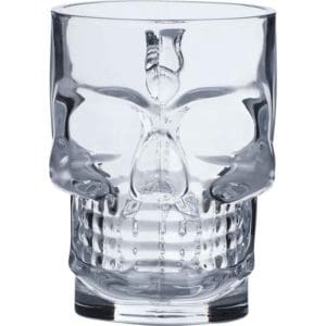 Gothic Skull Drinking Glass