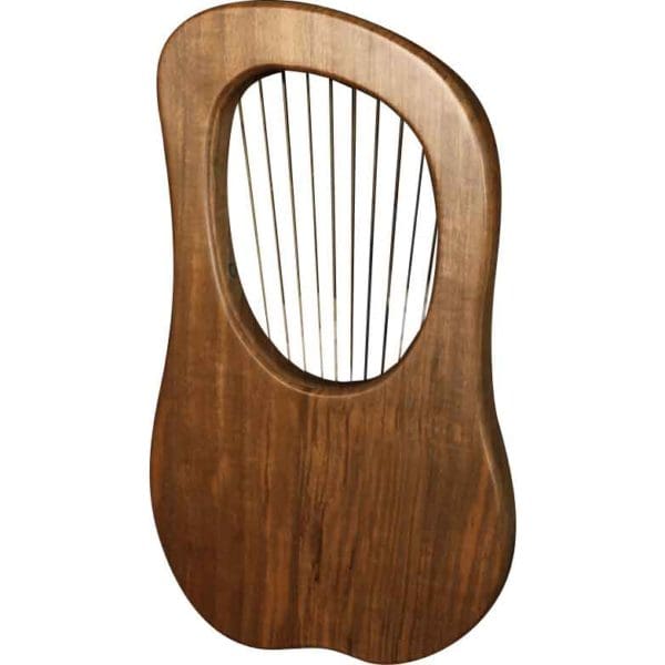 Walnut 10 String Lyre Harp