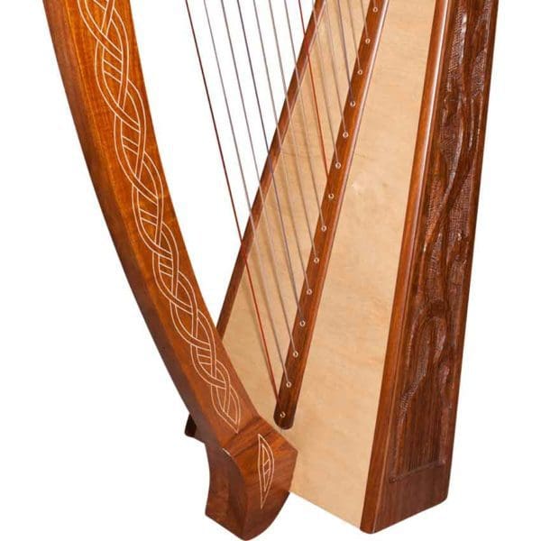 22 String Heather Harp with Vine Detailing