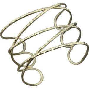 Golden Crossed Loops Medieval Bracelet