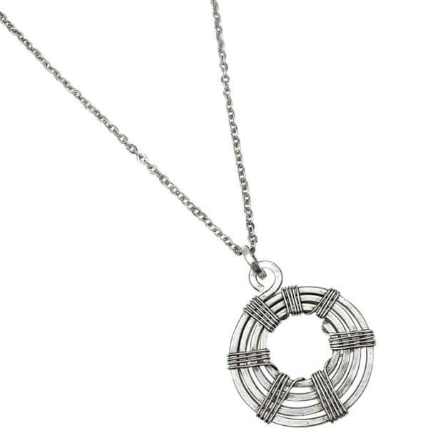 Wrapped Spiral Medieval Necklace
