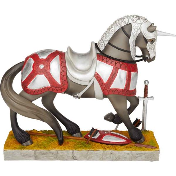 Crusader War Horse Figurine