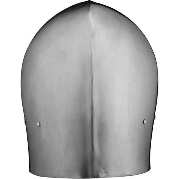 Simple Steel Bascinet Helmet