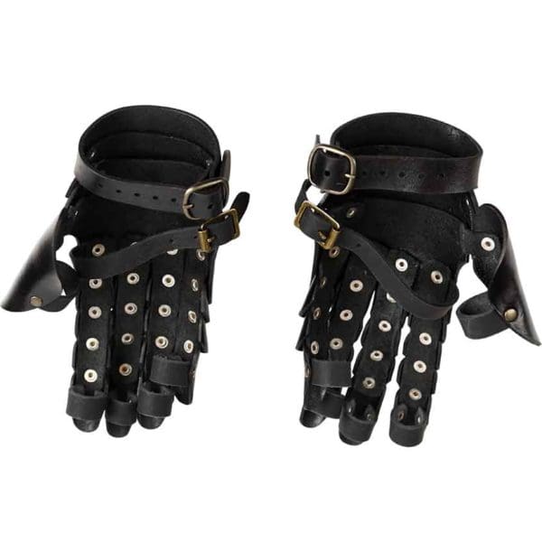 Articulated Leather Gauntlets