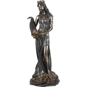 Tall Fortuna Roman Goddess Statue