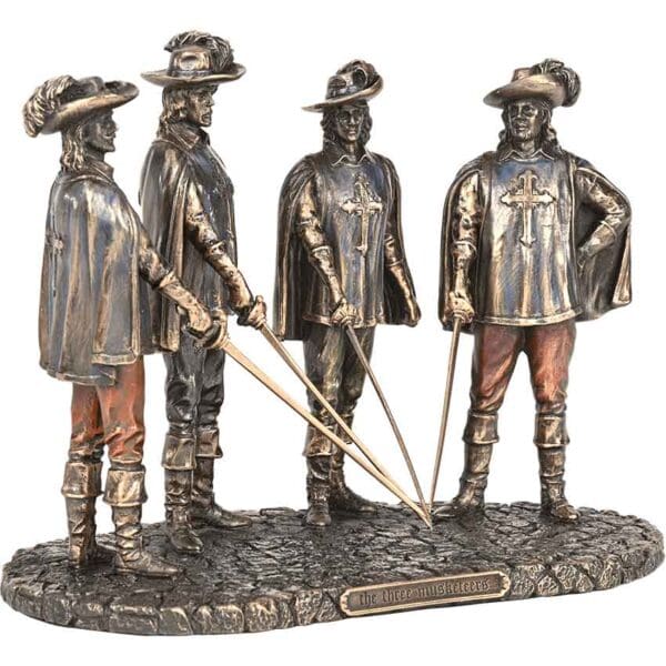 D'Artagnan and Three Musketeers Statue
