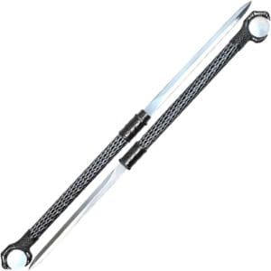 Interlocking Double Claw and Orb Sword