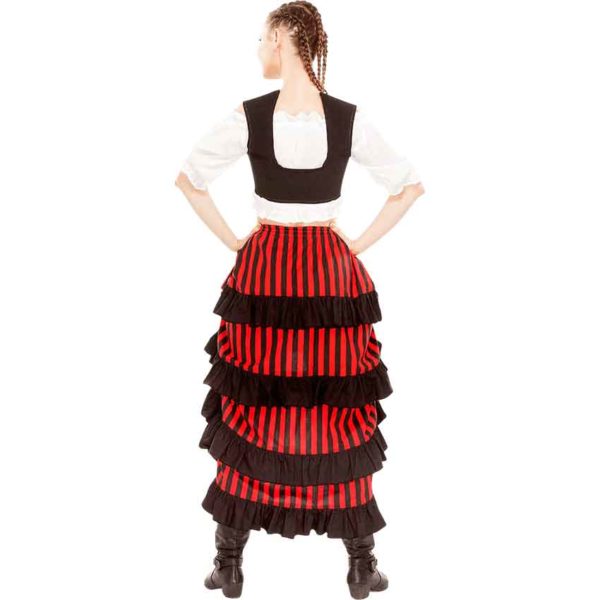 Minerva Striped Pirate Skirt