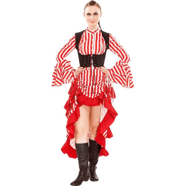 Minerva Striped Pirate Skirt