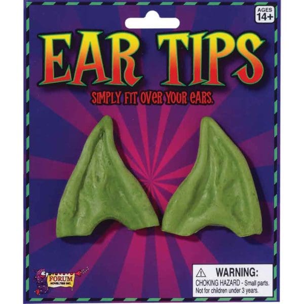 Green Pointed Ear Tips