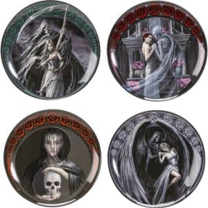 Anne Stokes Dance with Death Plate Set