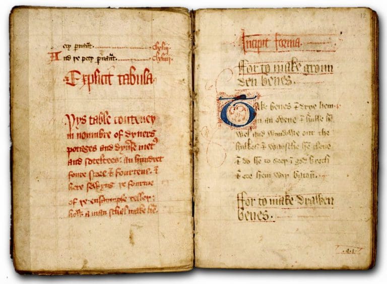 A Look at Medieval Cookbooks