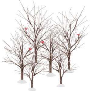 Bare Branch Winter Trees - Christmas Village Trees by Department 56