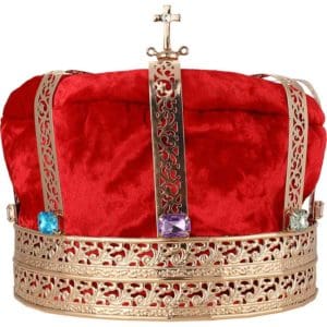 Gold and Red Kings Crown