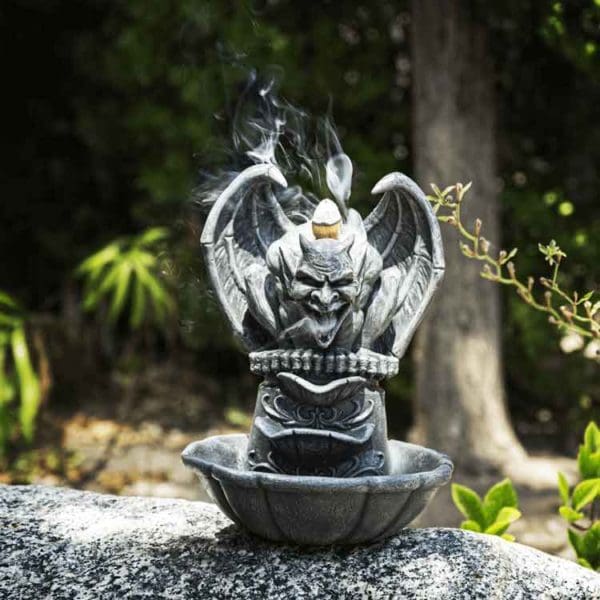 Gargoyle Fountain Backflow Incense Burner