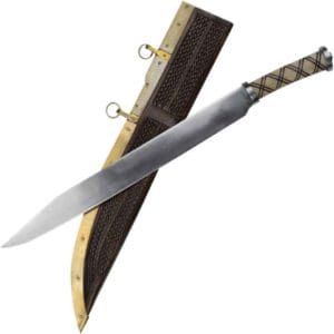 Viking Bone Grip Seax Dagger