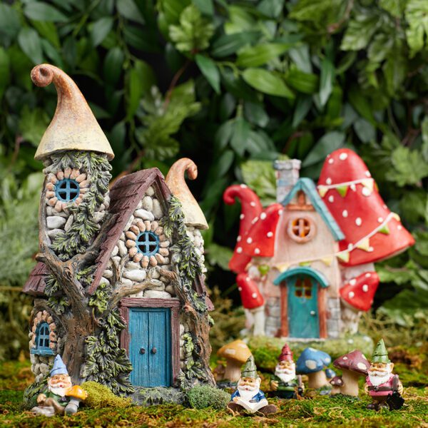 Cobblestone Fairy Garden House