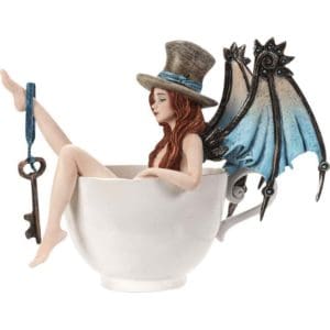 Steampunk Fairy Bath Statue