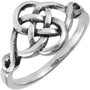 Silver Interwoven Celtic Ring