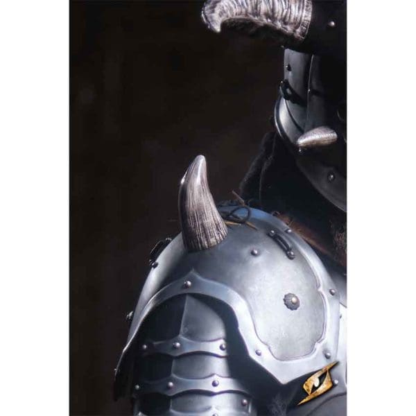 Mountable Demon Horns - Dark Bone