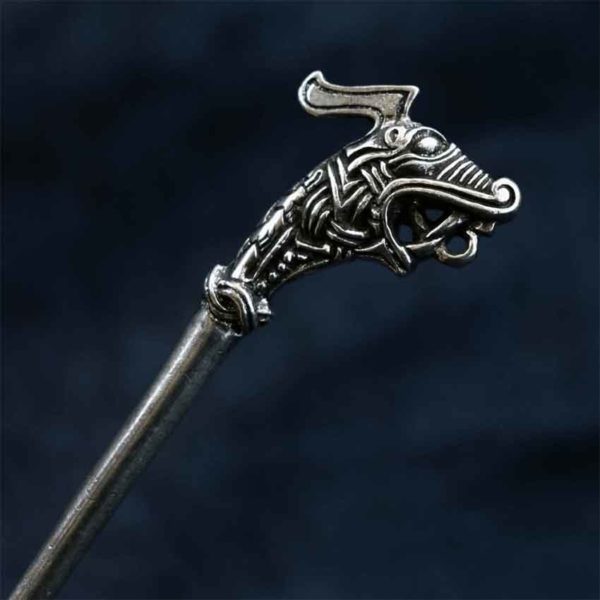 Hedeby Dragon Head Viking Pin