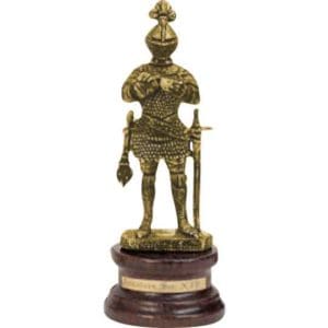 Mini Gold Knight with Sword and Mace